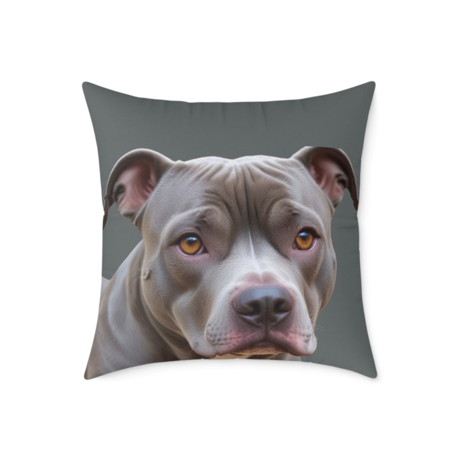 Staffordshire Bull Terrier Square Poly Canvas Pillow - Image 13