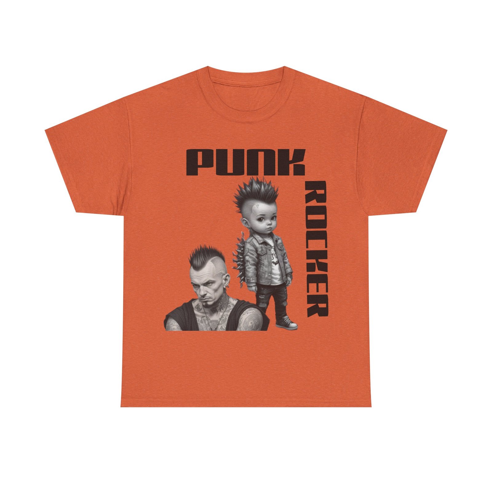 Punk Mother Daughter Father Son Grandparents Grandkids Matching Unisex Heavy Cotton Tee - Image 29
