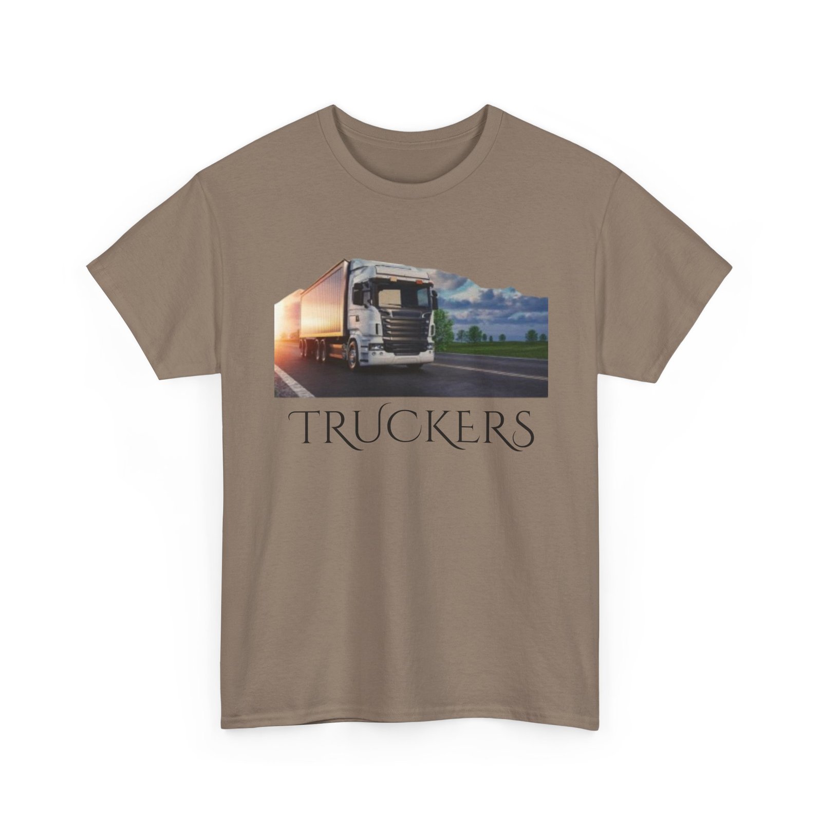 Truckers Lorry Transport Truckers Lorry Unisex Heavy Cotton Tee - Truckers Life, Casual Tee, Truck Driver Gift, Travel Apparel, Road Trip Shirt, Everyday Comfort - Image 11