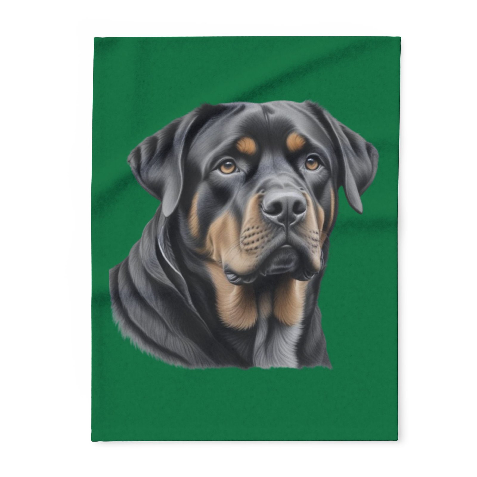 Rottweiller Puppy Arctic Fleece Blanket 08