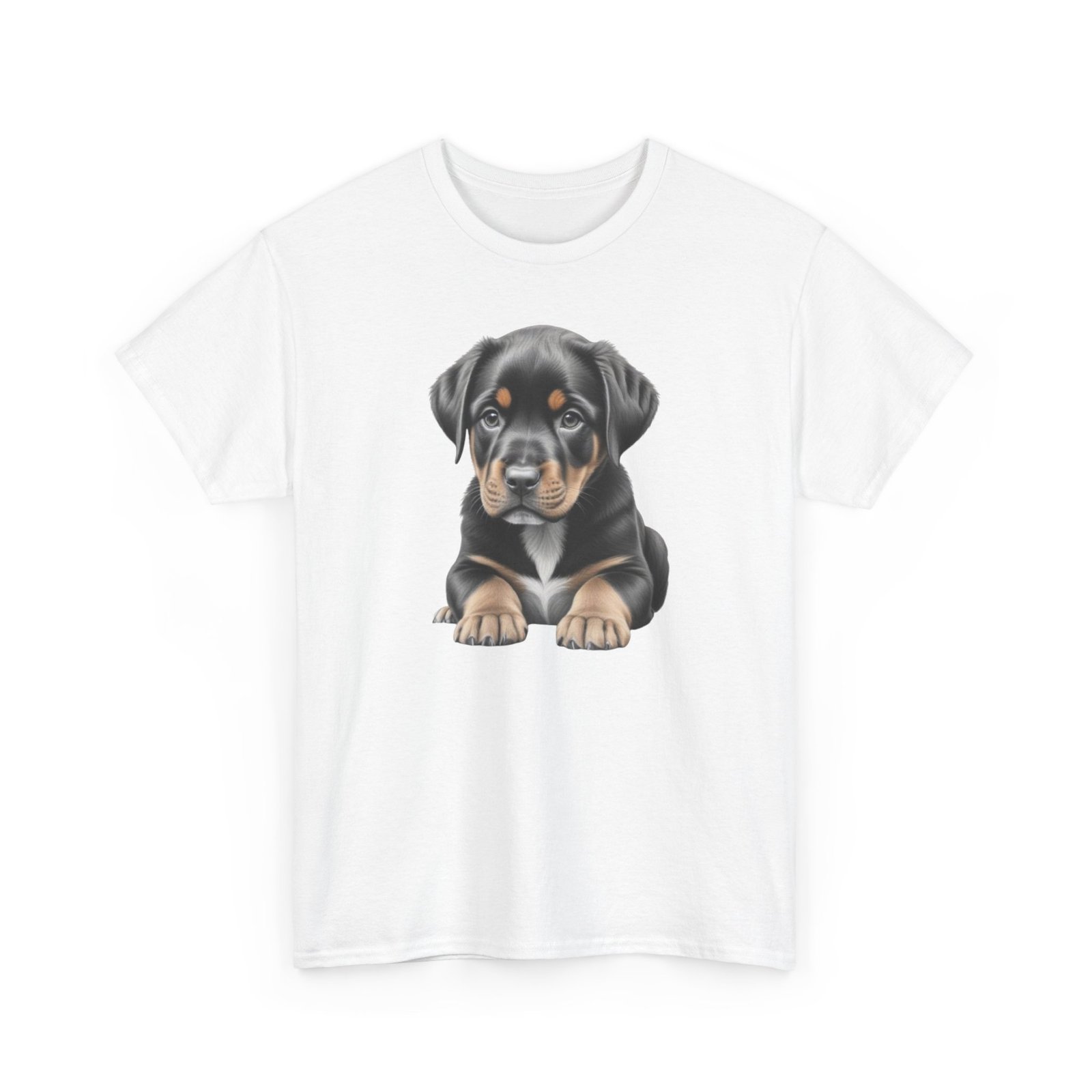 Staffordshire Bull Terrier Unisex Heavy Cotton Tee - Image 3
