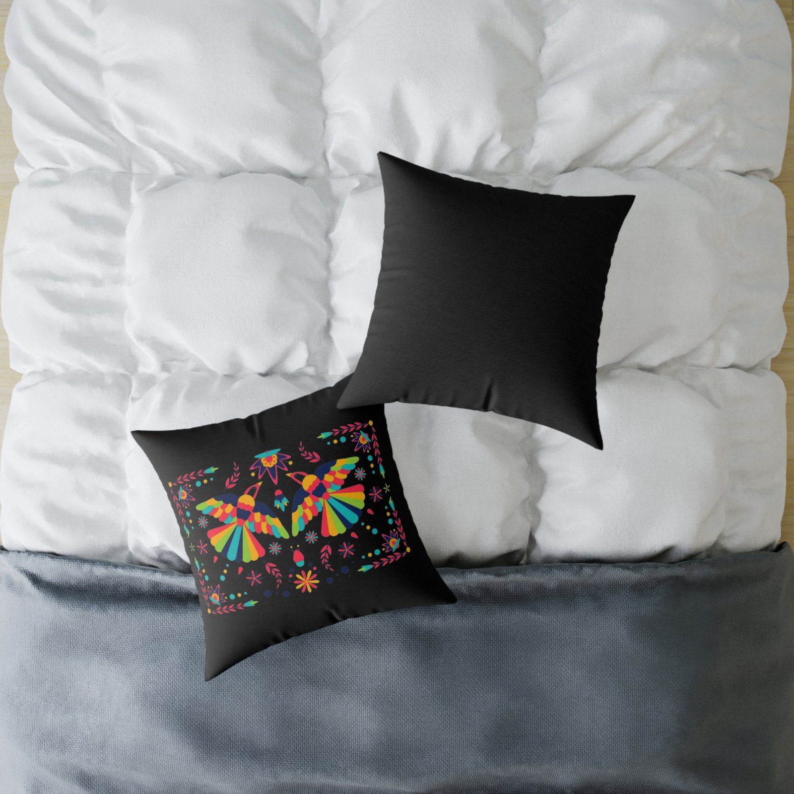 Mexico Square Poly Canvas Pillow - Image 12