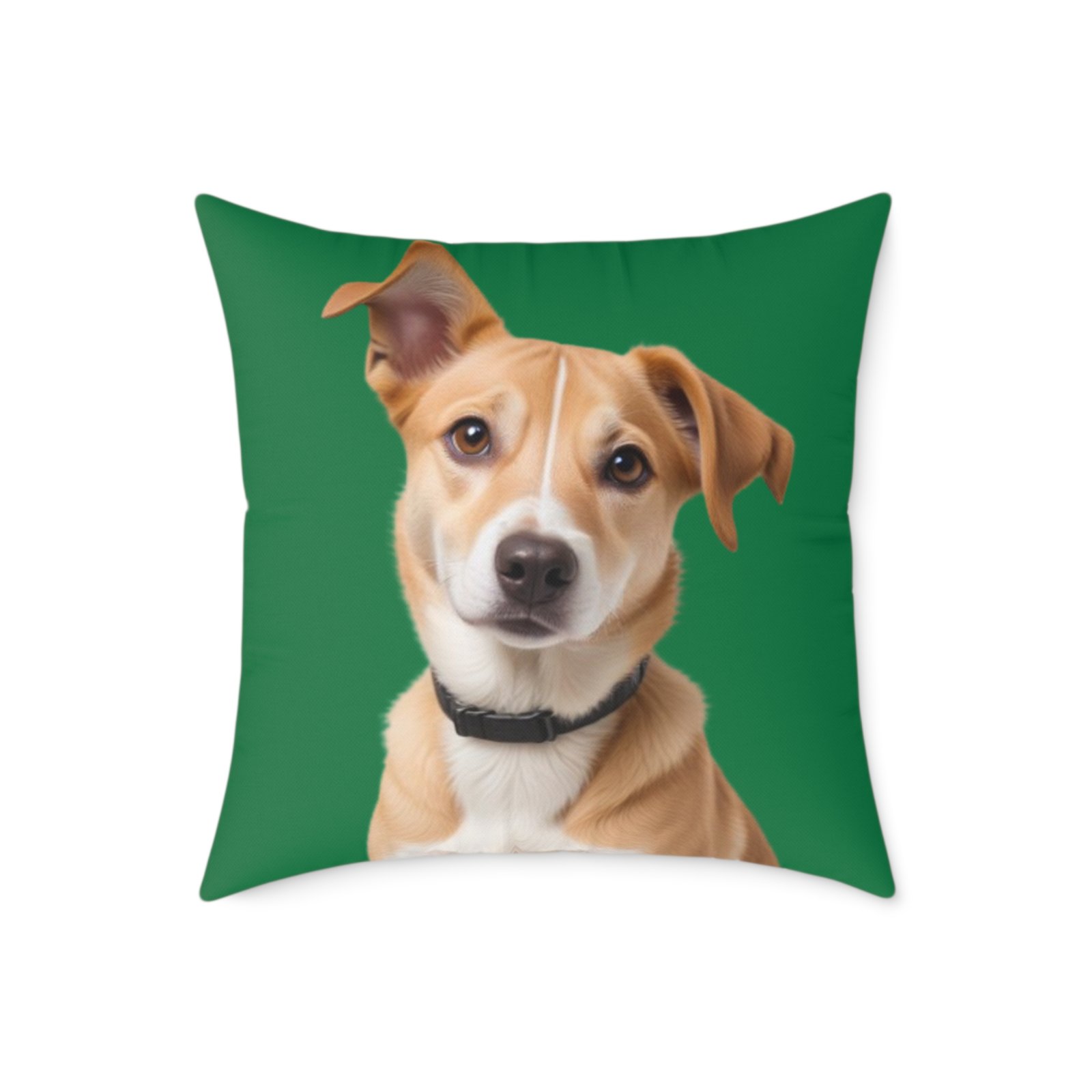 Jack Russell Square Poly Canvas Pillow - Image 13