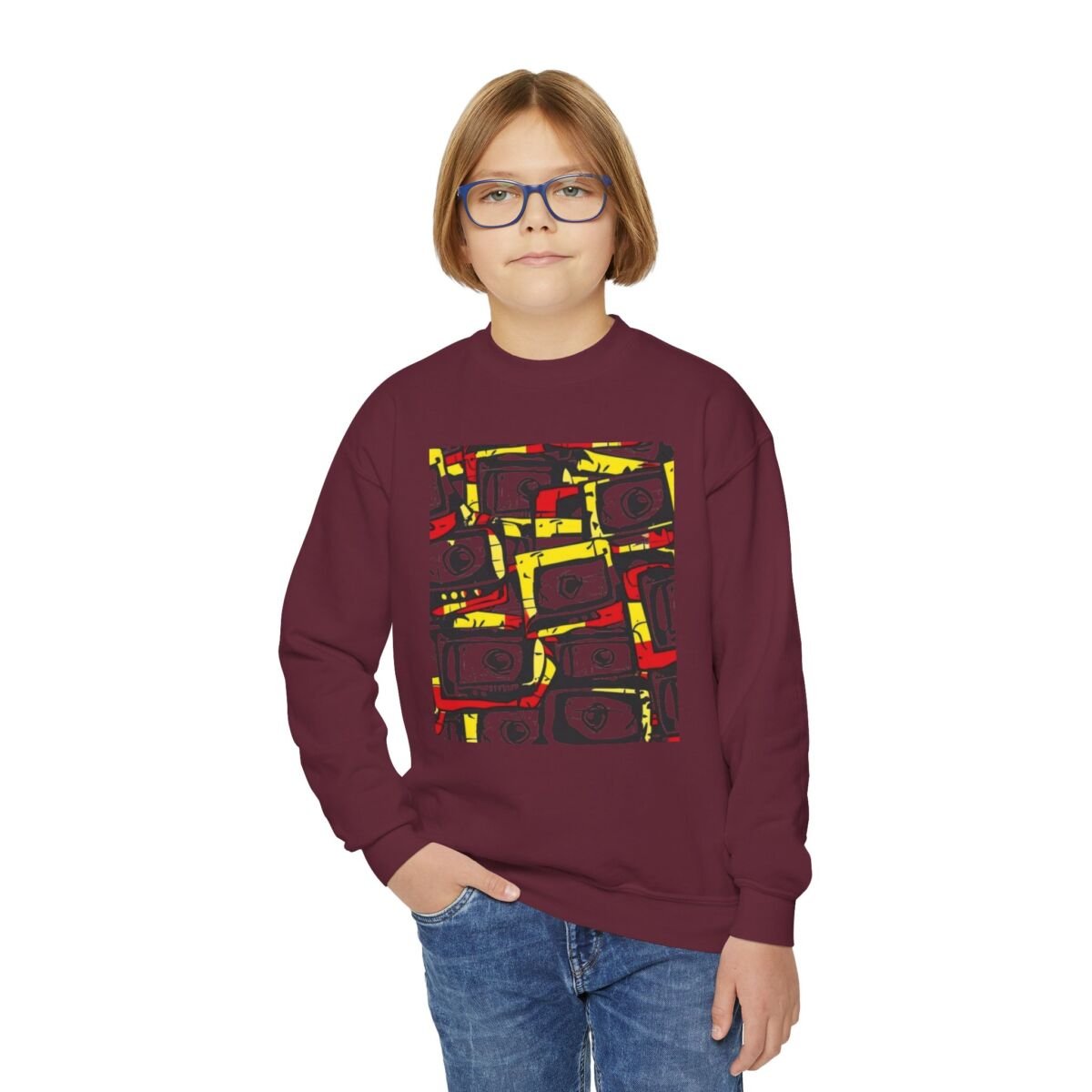 Another Level Brand Youth Crewneck Sweatshirt - Image 27