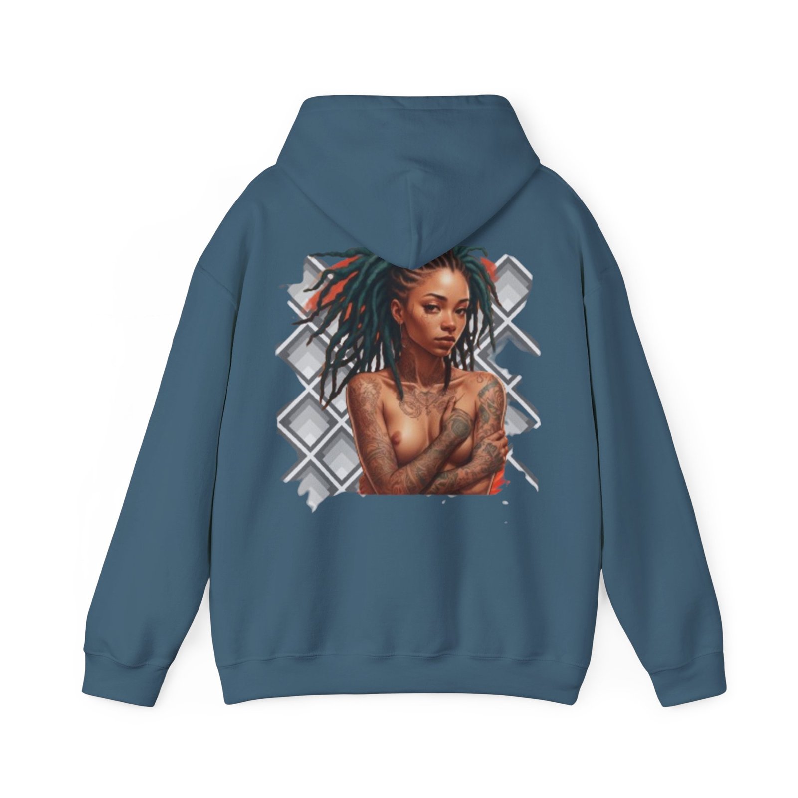 Dreadlocks Unisex Heavy Blend™ Hooded Sweatshirt - Image 50
