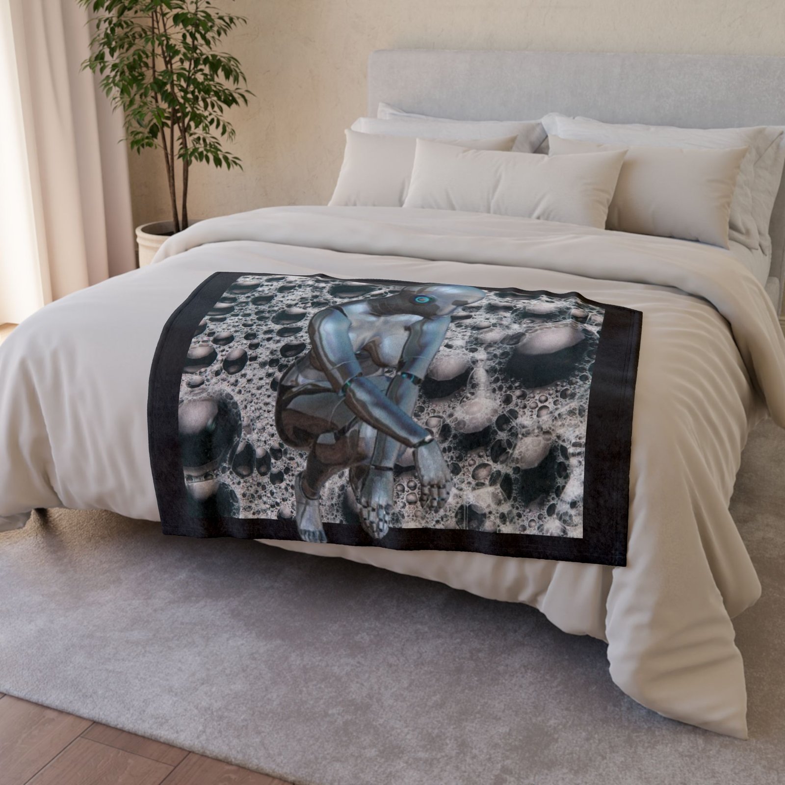 Sci fi Soft Polyester Blanket - Image 4
