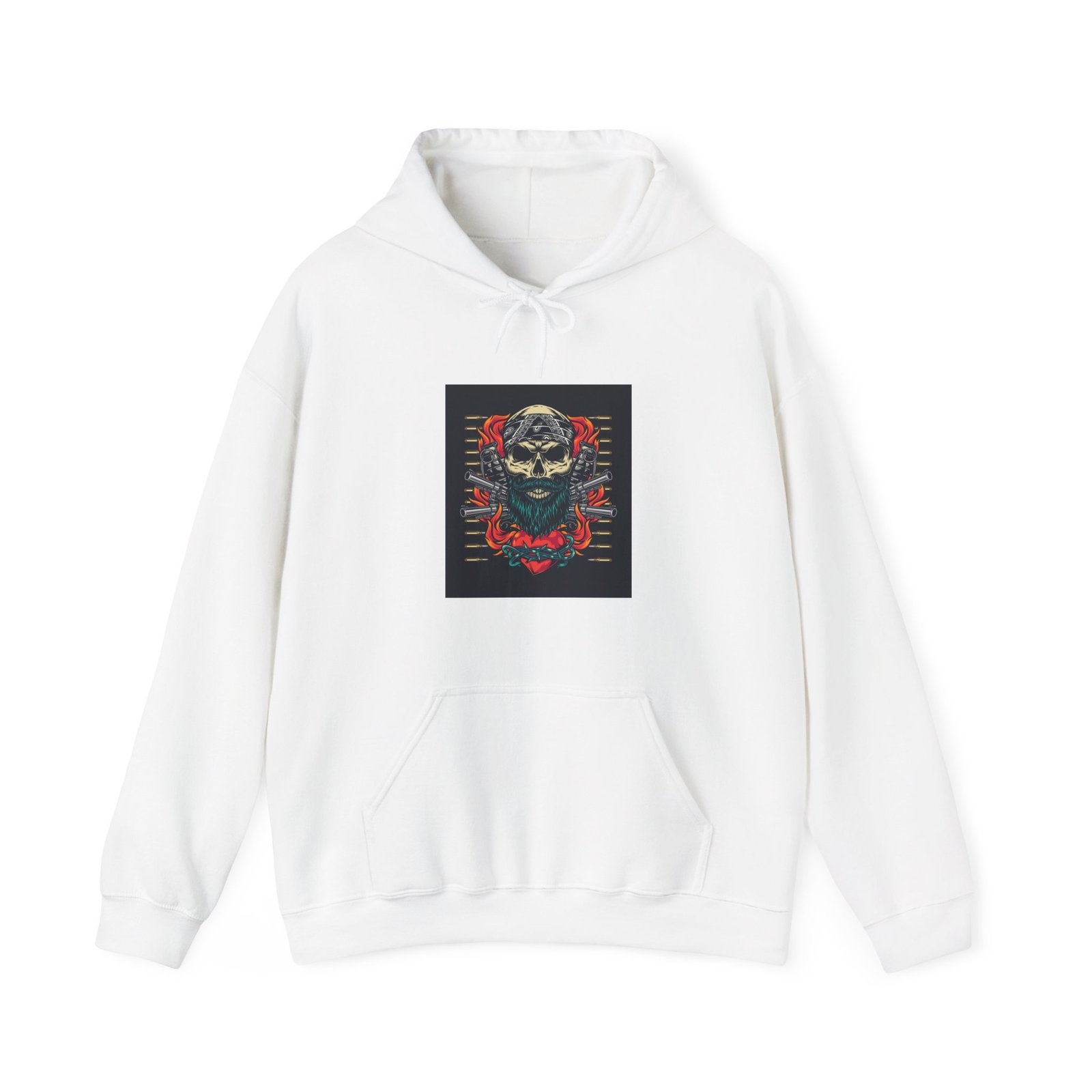 Skull Tattoo Unisex Heavy Blend™ Hooded Sweatshirt