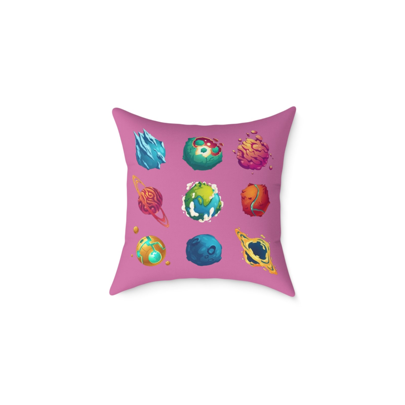 Outer Space Square Poly Canvas Pillow - Image 5