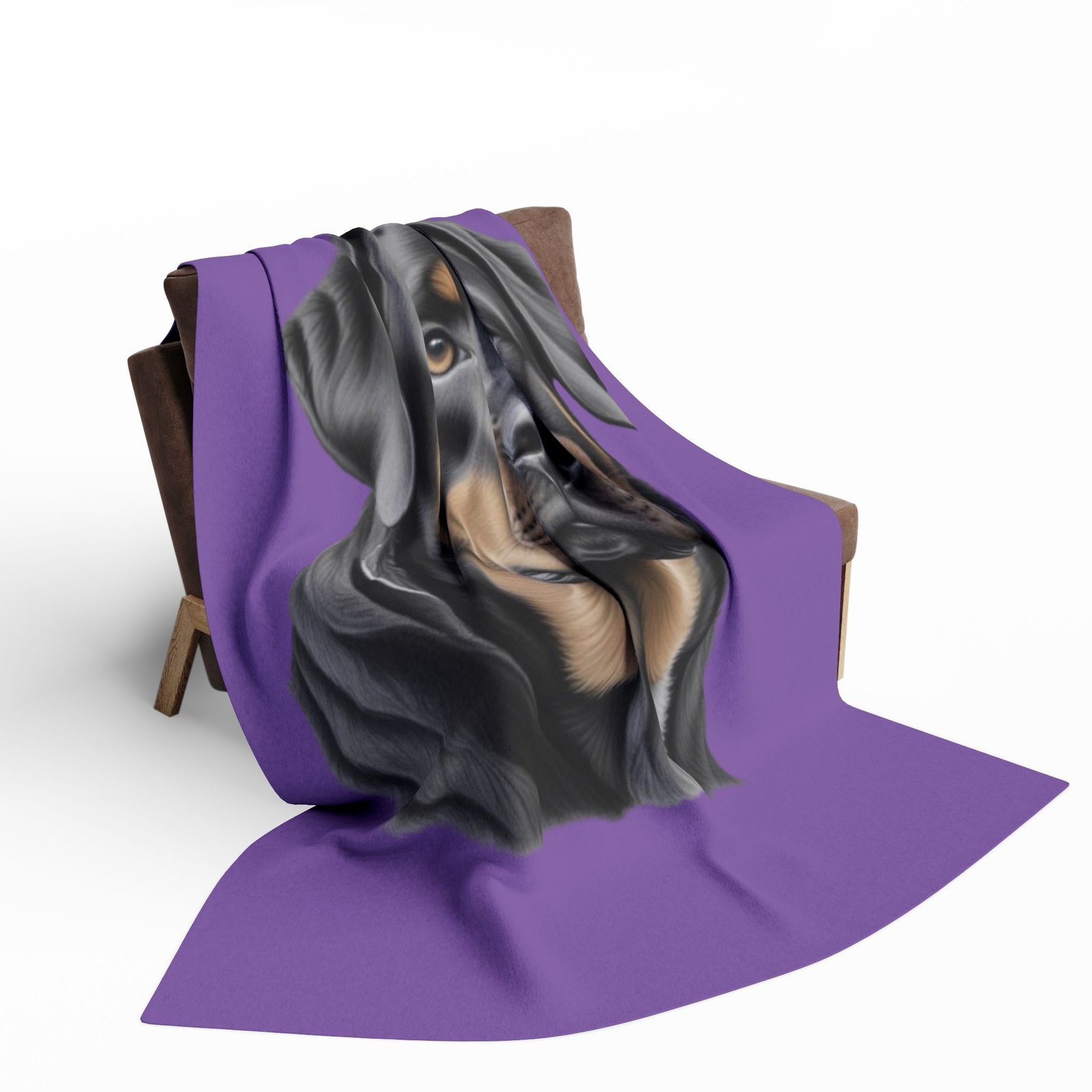 08 Rottweiller Puppy Arctic Fleece Blanket - Image 12