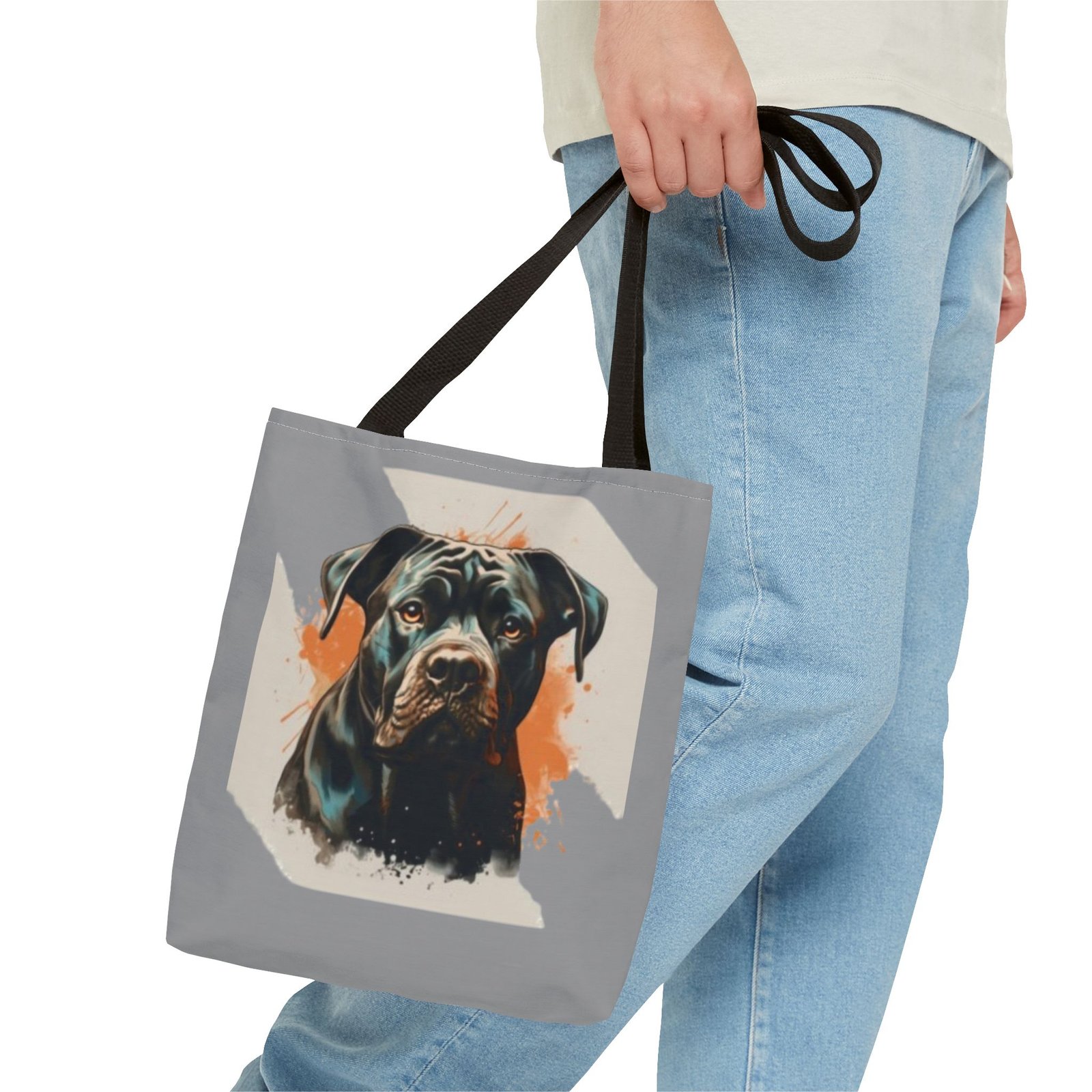 Rottweiler Dog Tote Bag - Stylish Dog Lover's Accessory - Image 3