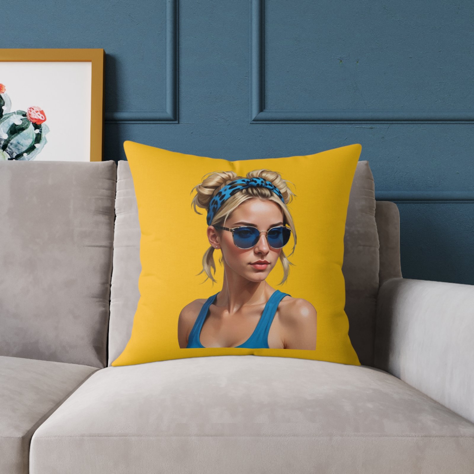 Bella Poly Canvas Pillow - Image 11
