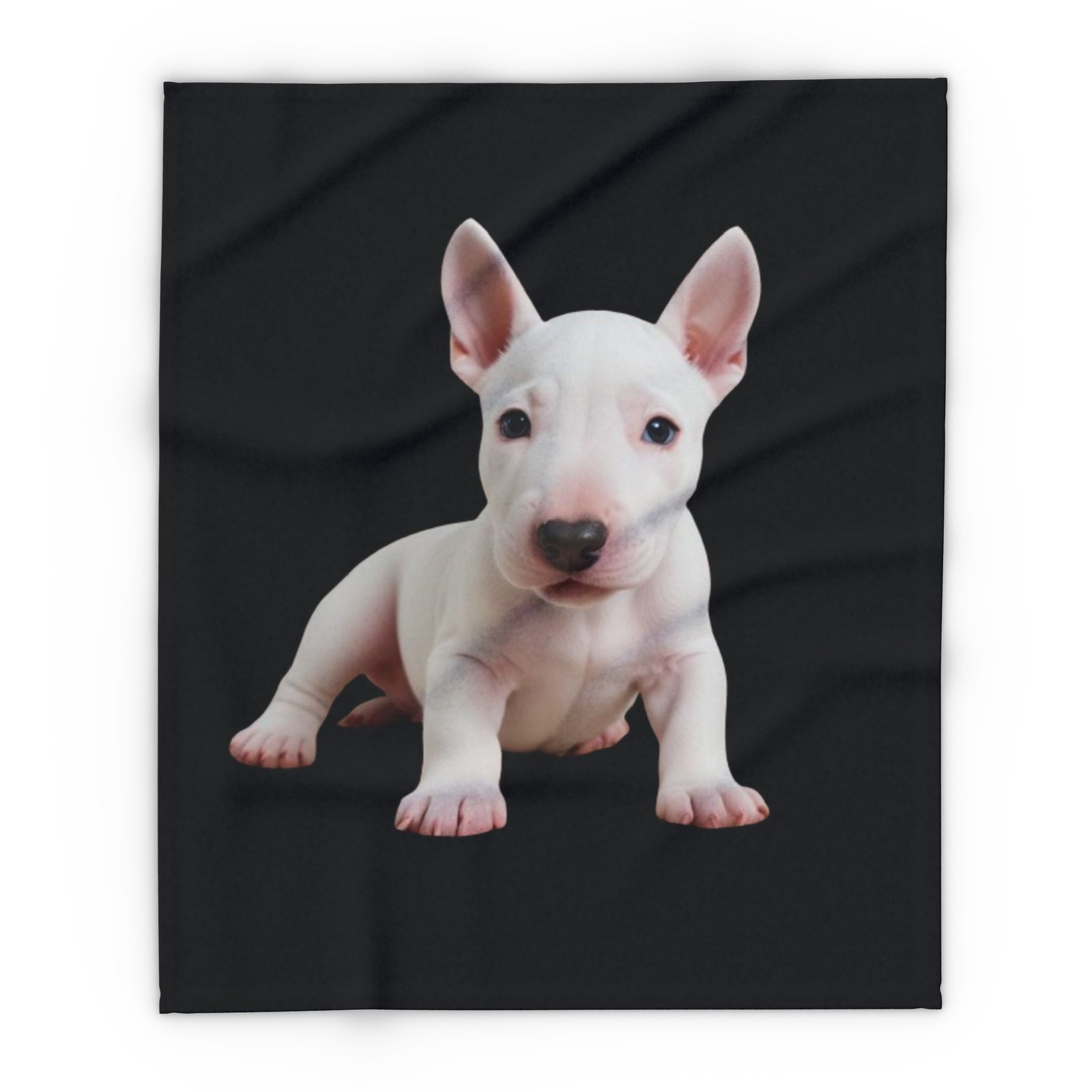 English Bull Terrier Puppy Arctic Fleece Blanket 08 - Image 5