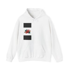 Skull Roses Tattoo Flowers Hoodie, Gothic Sweatshirt, Edgy Pullover, Dark Floral