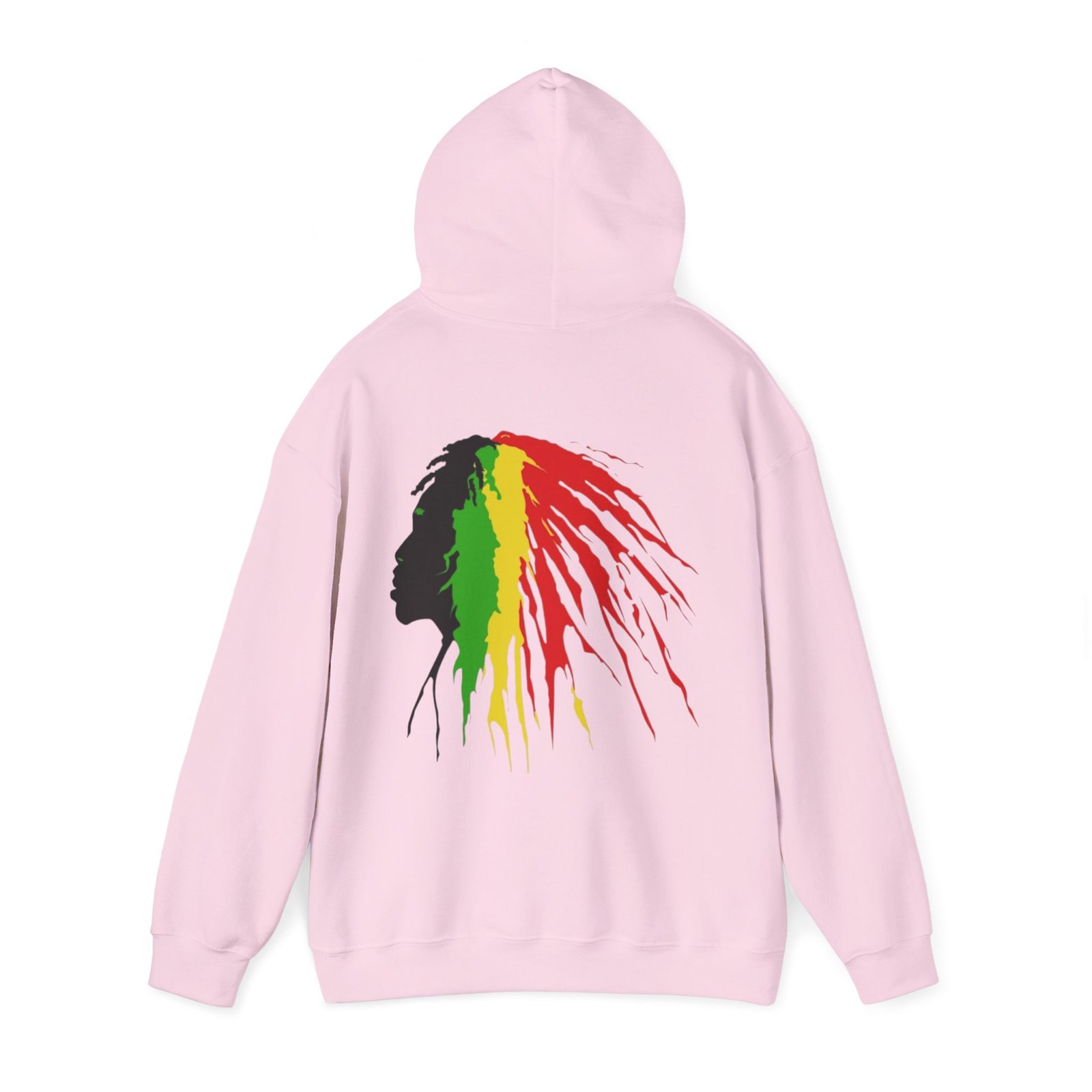 Quote Rasta Reggae Jamaica Hoodie Unisex Heavy Blend™ Hooded Sweatshirt 08 - Image 63