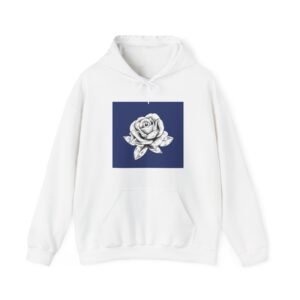 Skull Roses Tattoo Flowers Hoodie, Gothic Sweatshirt, Edgy Pullover, Dark Floral