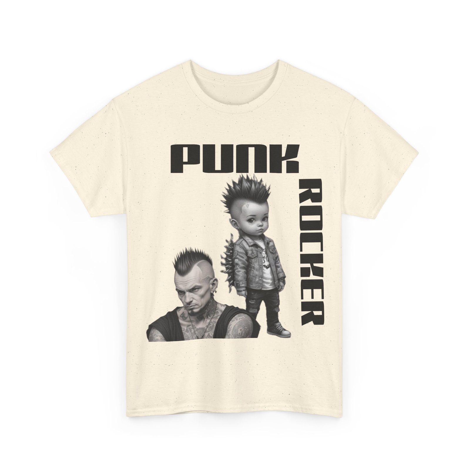 Punk Mother Daughter Father Son Grandparents Grandkids Matching Unisex Heavy Cotton Tee - Image 35