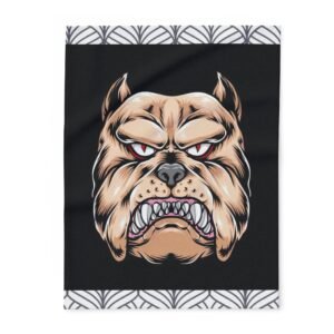 Bull Terrier Fleece Blanket, Dog Lover Gift, Pet Keepsake, Home Decor, Warm Throw for Winter, Cabin or Dog-Themed Parties