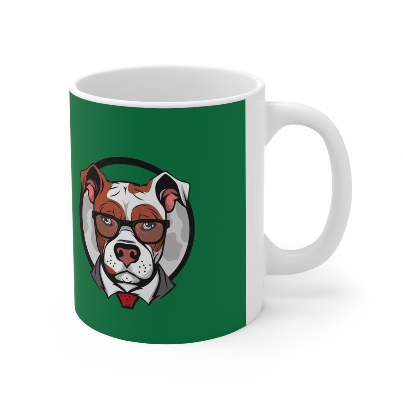 Bull Terrior Ceramic Coffee Cups, 11oz, 15oz - Image 3