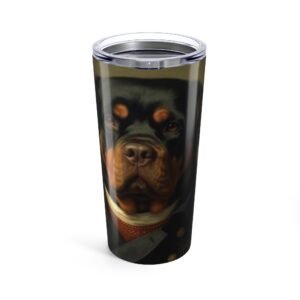 Rottweiler Dog Lover Tumbler | Green Pet Design | Perfect Gift for Animal Enthusiasts