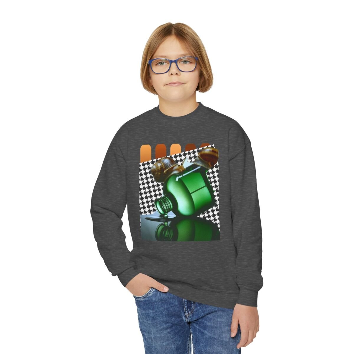 Another Level Brand Youth Crewneck Sweatshirt - Image 15