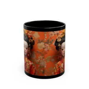 Japanese Art  Black Mug (11oz, 15oz)