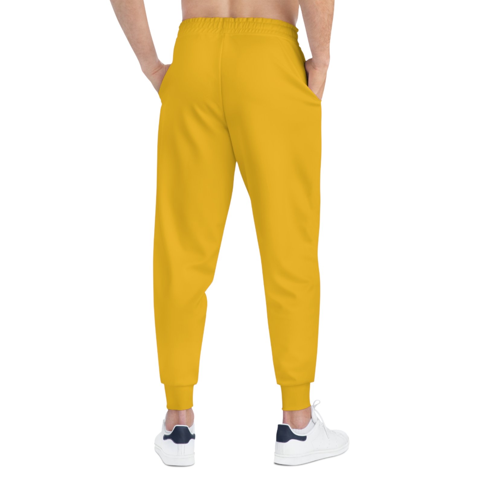 Athletic Joggers with MG Design, Comfortable Jogging Pants, Sportswear Gift, Activewear, Fitness Apparel, Red Joggers - Image 4