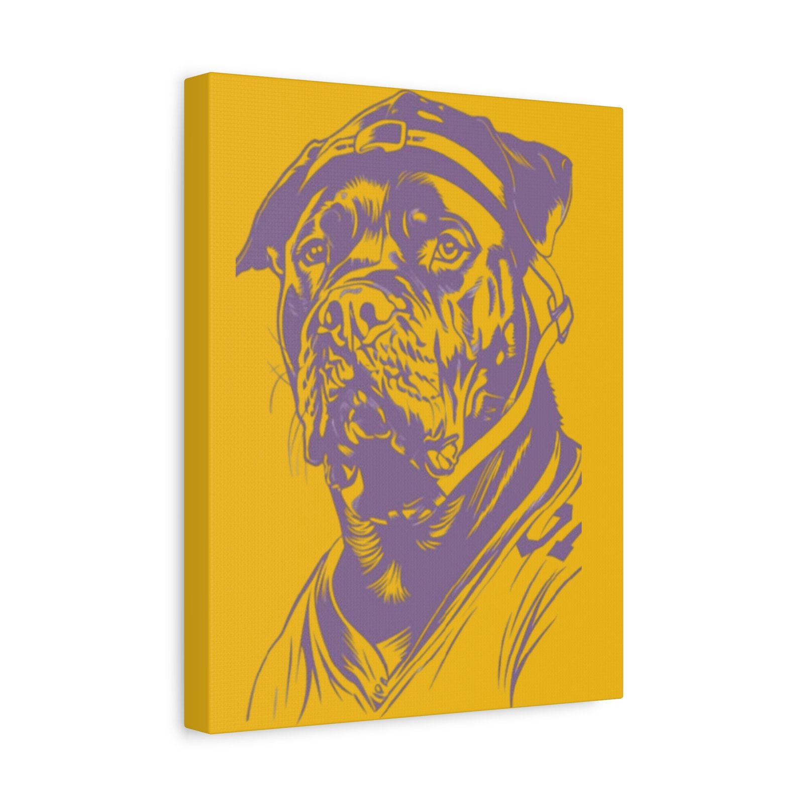 Rottweiler Rotty Dog Art Canvas Print - Modern Home Decor - Image 2