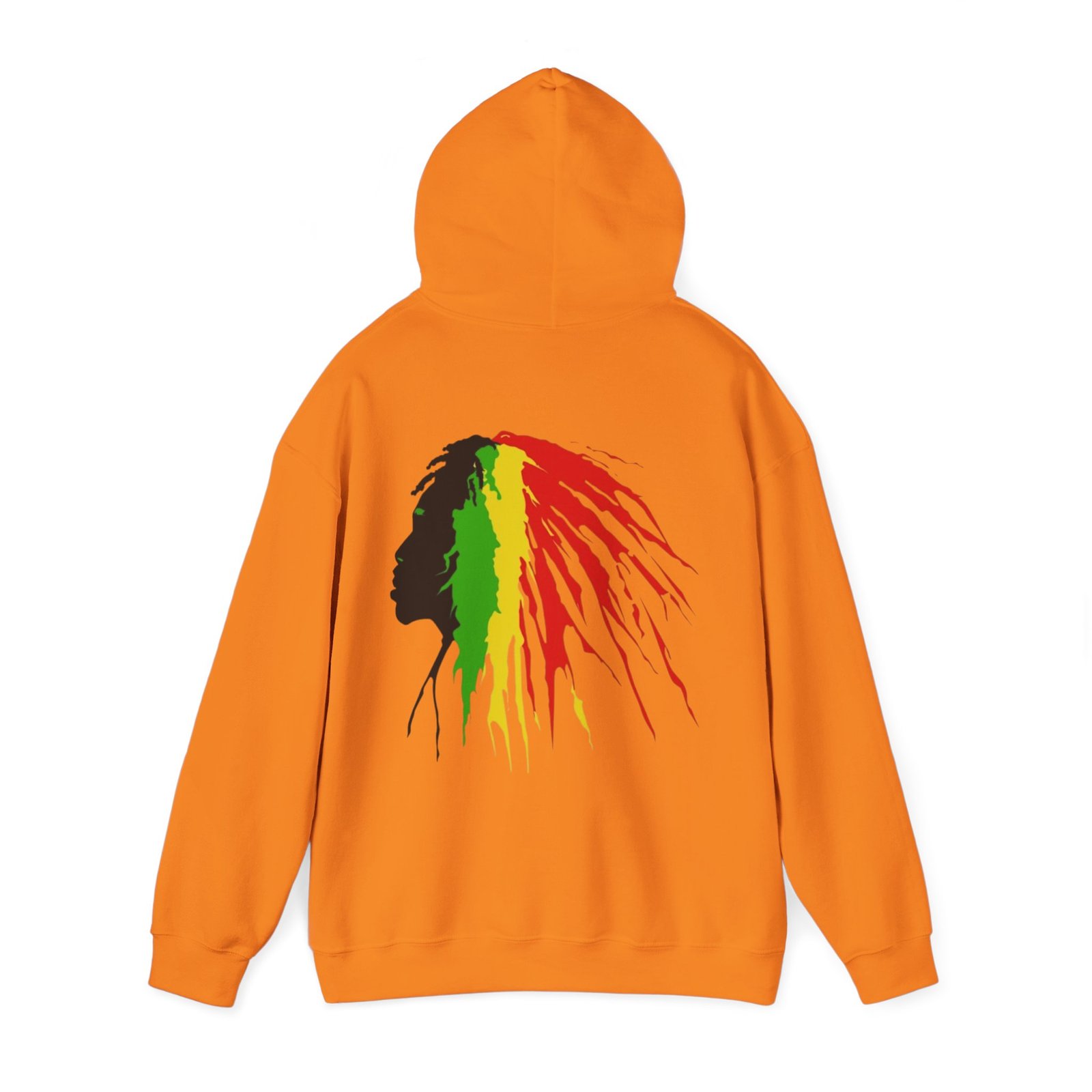 Quote Rasta Reggae Jamaica Hoodie Unisex Heavy Blend™ Hooded Sweatshirt 08 - Image 27