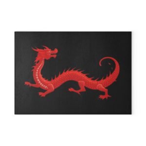 Dragon Glass Cutting Board - Unique Kitchen Decor, Perfect Gift for Chefs, Home Cooks, and Housewarmings, Ideal for Birthdays or Holidays