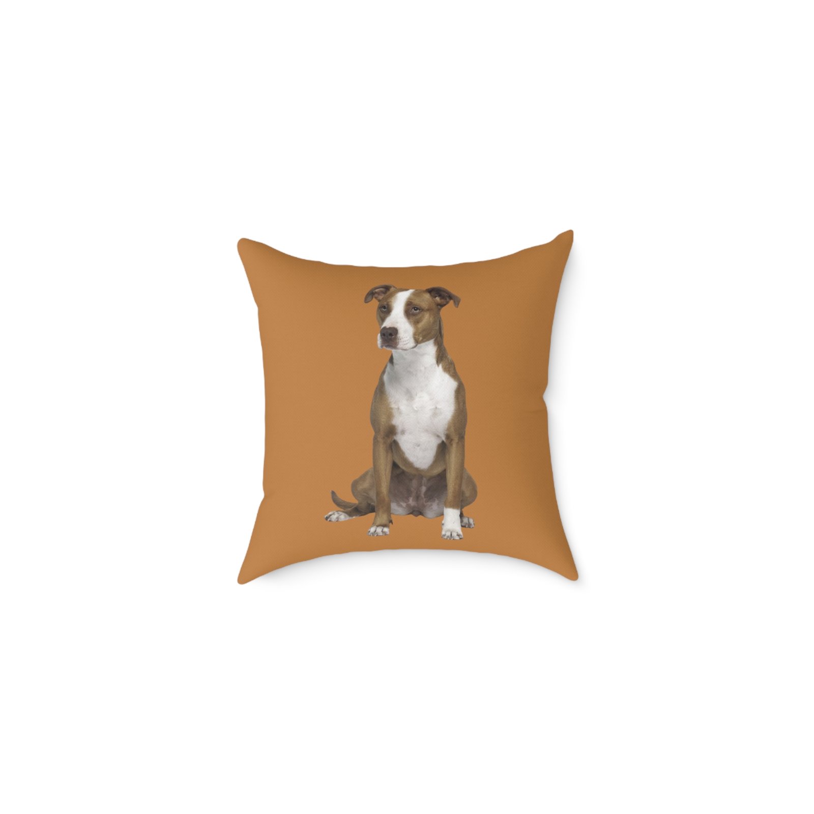 Staffordshire Bull Terrier Square Poly Canvas Pillow 08