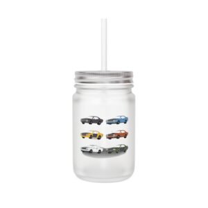 Classic Cars Mason Jar