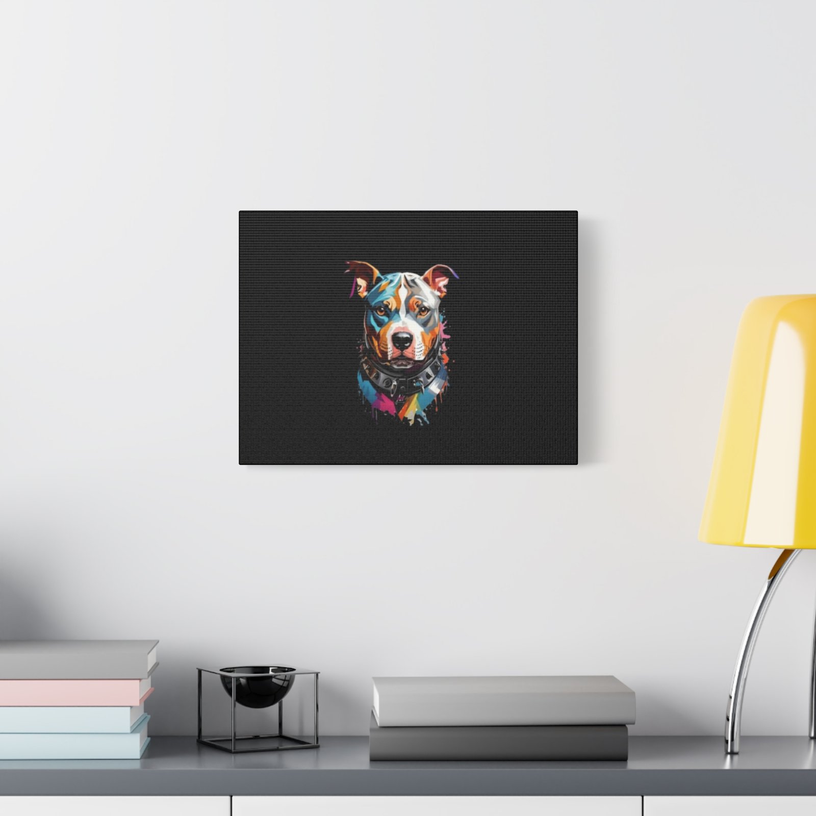 Bull Terrier Dog Canvas Art - 1.25" Stretched Matte Print for Pet Lovers - Image 15
