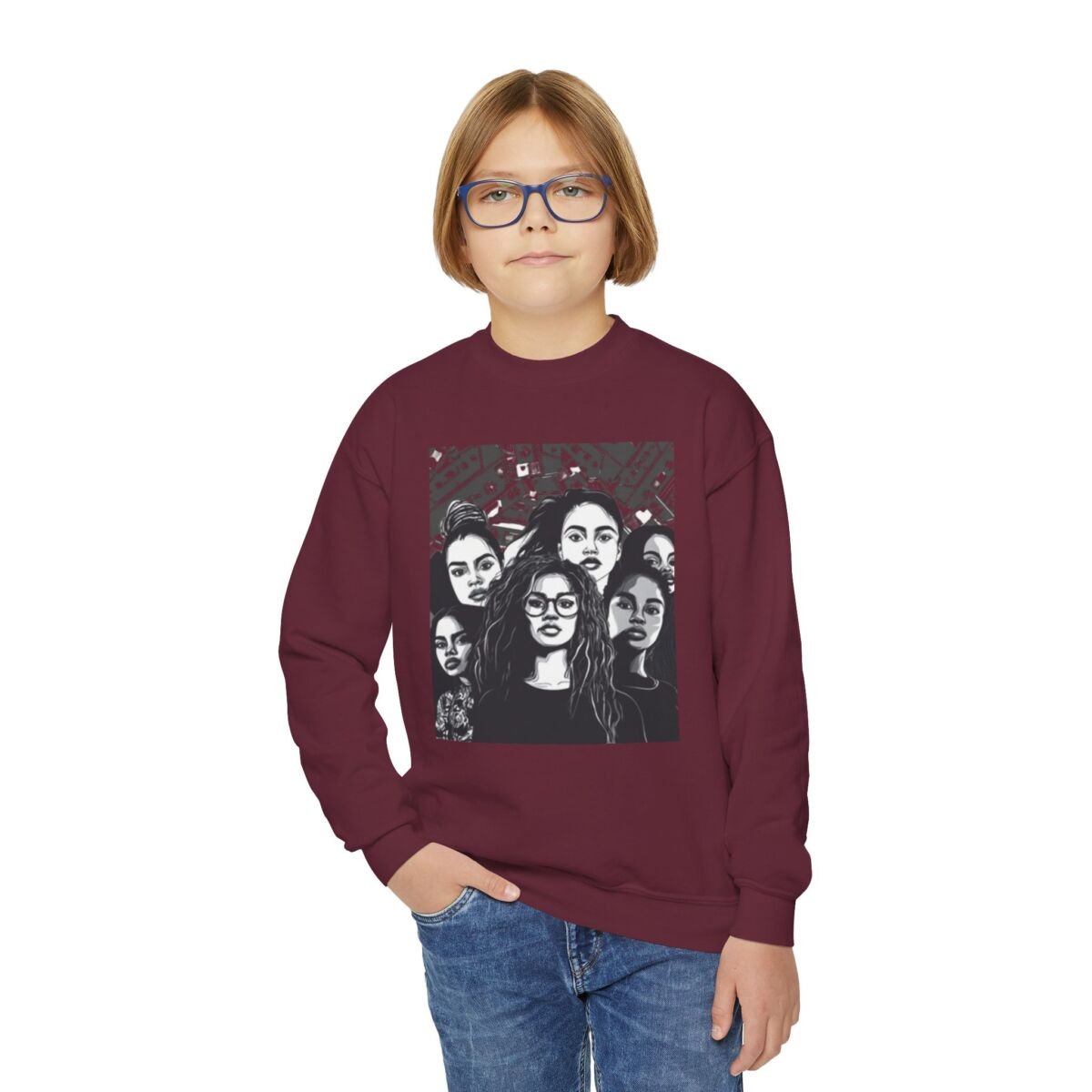 Another Level Brand Youth Crewneck Sweatshirt - Image 27