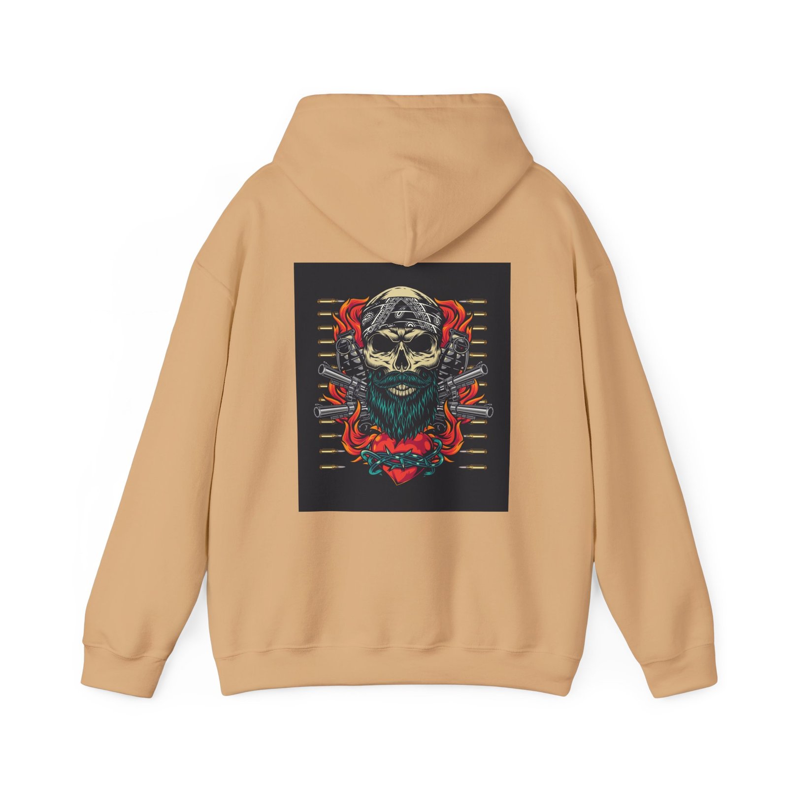 Skull Tattoo Unisex Heavy Blend™ Hooded Sweatshirt - Image 18