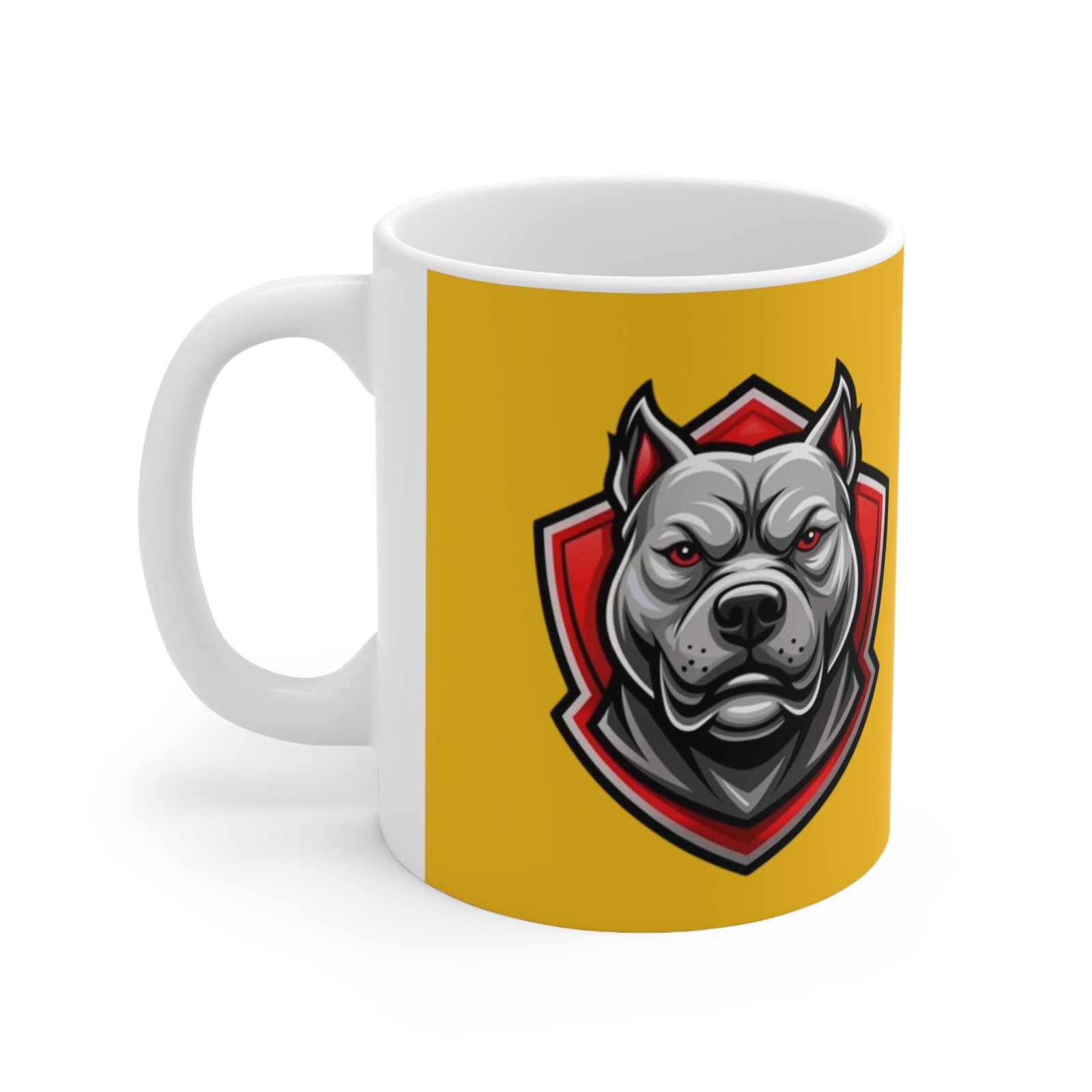 Bull Terrier Ceramic Coffee Cups, 11oz, 15oz - Image 2
