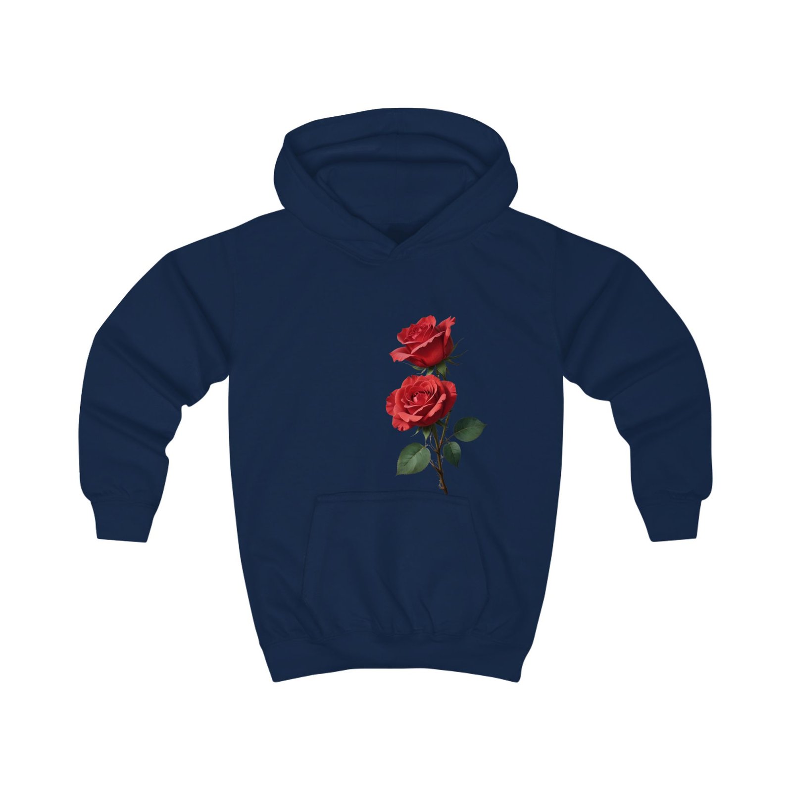 Red Roses Kids Hoodie - Image 19