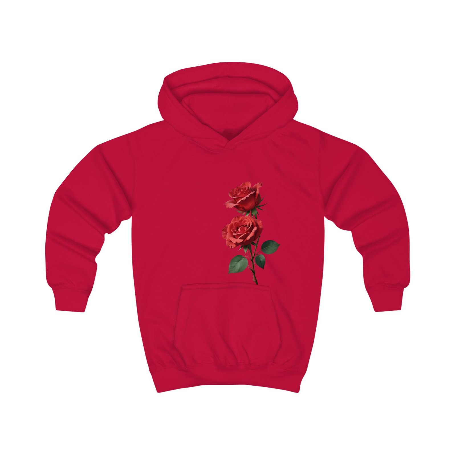 Red Roses Kids Hoodie - Image 23