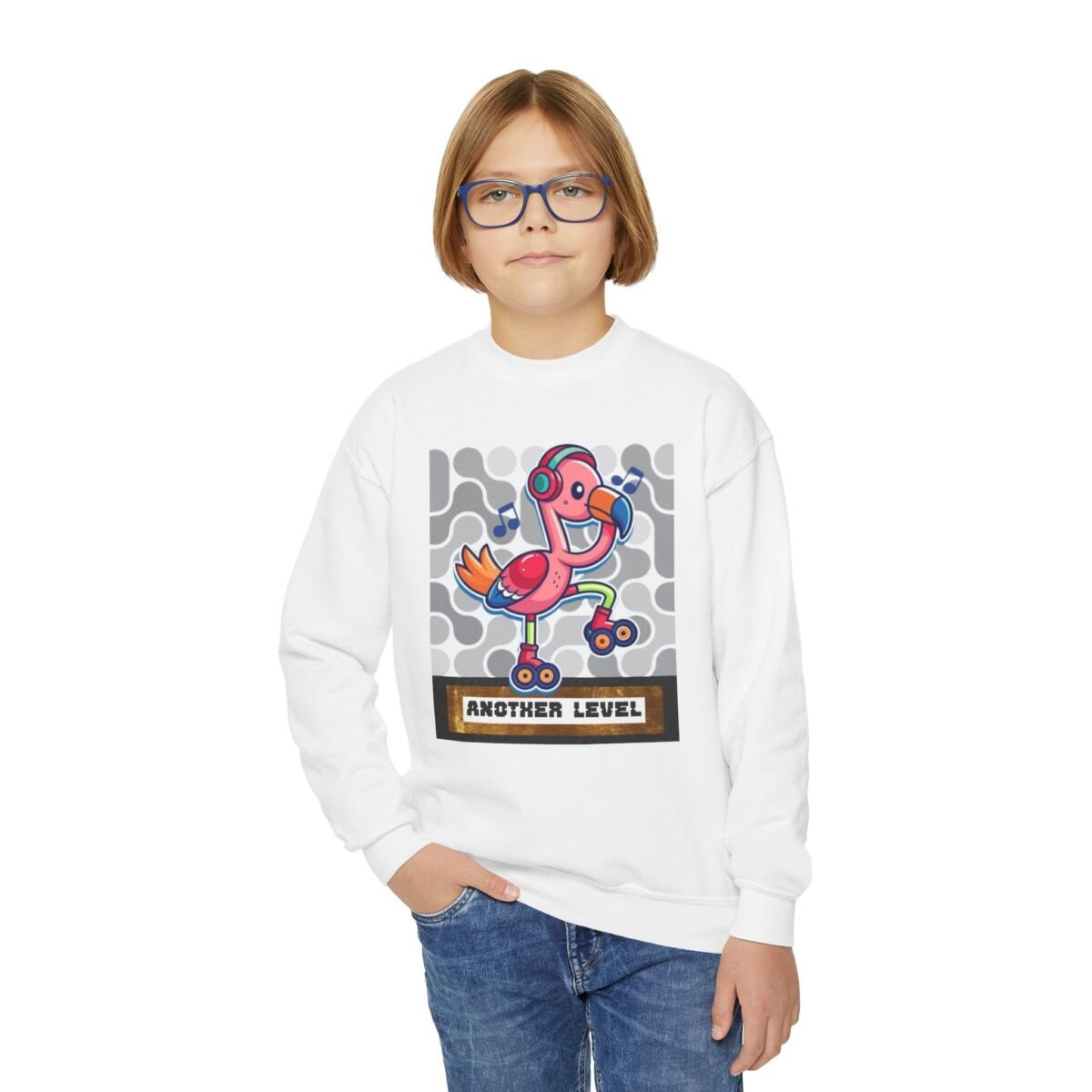 Another Level Brand Youth Crewneck Sweatshirt - Image 15