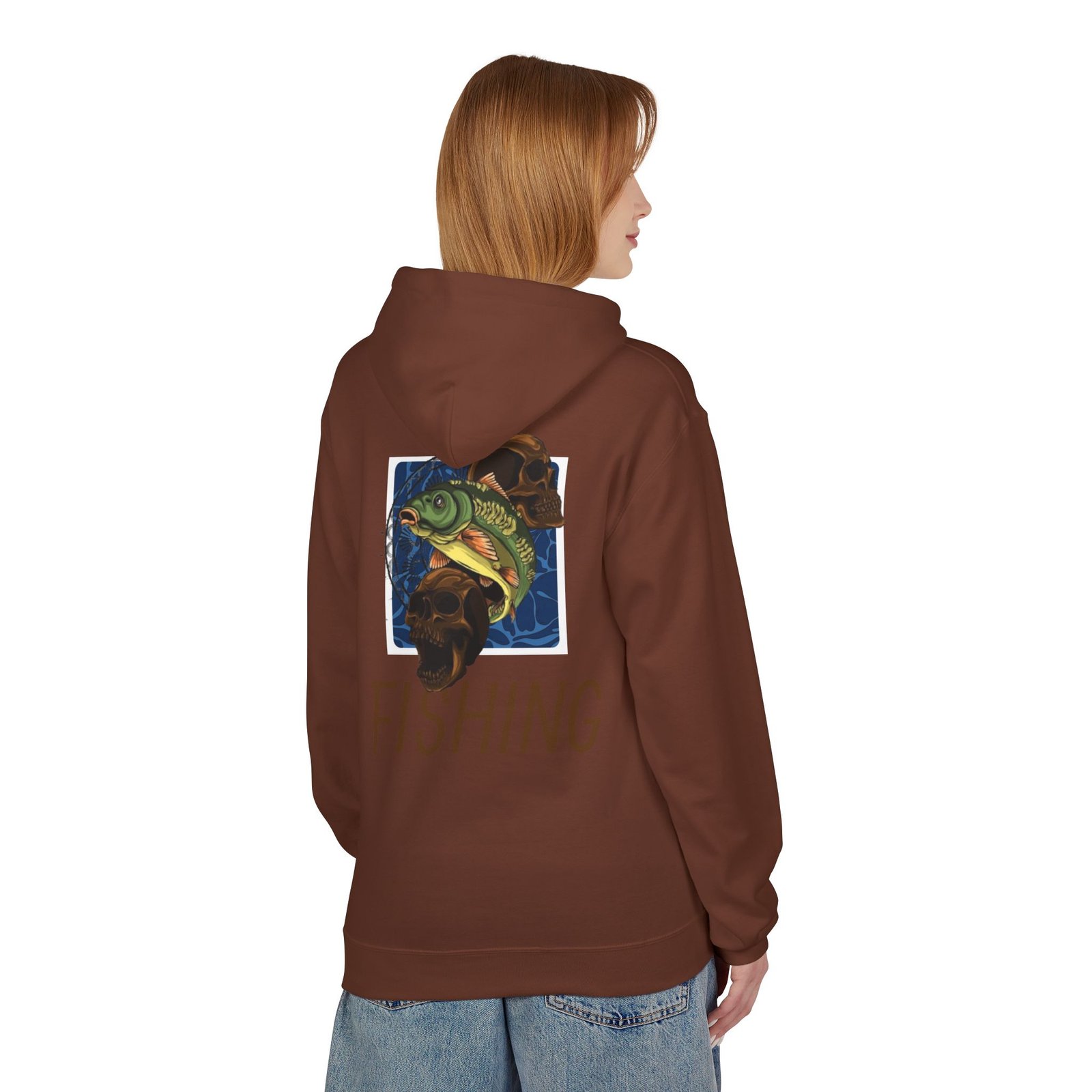 Fishing Adventure Water Sport Fleece Hoodie | Perfect Gift for Anglers, Outdoor Enthusiasts, Fishing Trips, Birthdays, and Summer - Image 12