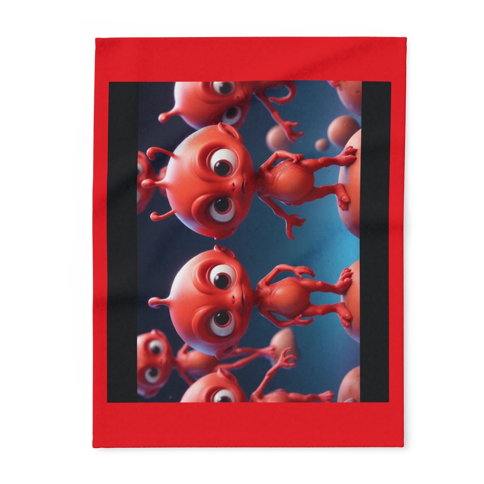 Alien Arctic Fleece Blanket 08