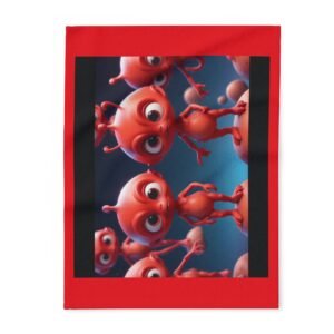 Alien Arctic Fleece Blanket 08