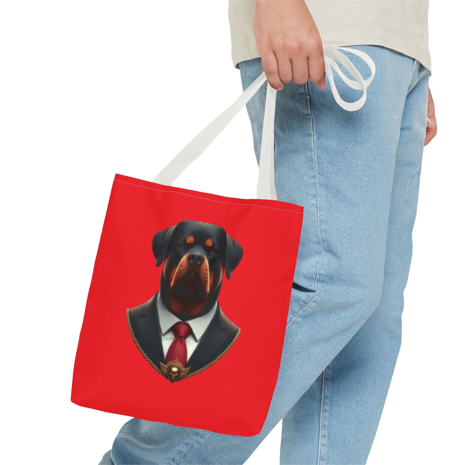 Rottweiler Dog Tote Bag - Stylish Dog Lover's Accessory - Image 11