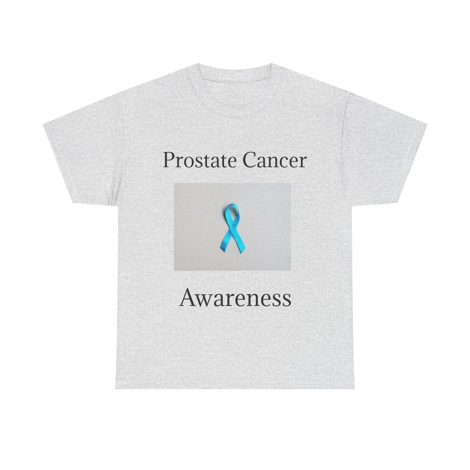Prostate Cancer Awareness Unisex Heavy Cotton Tee - Image 5