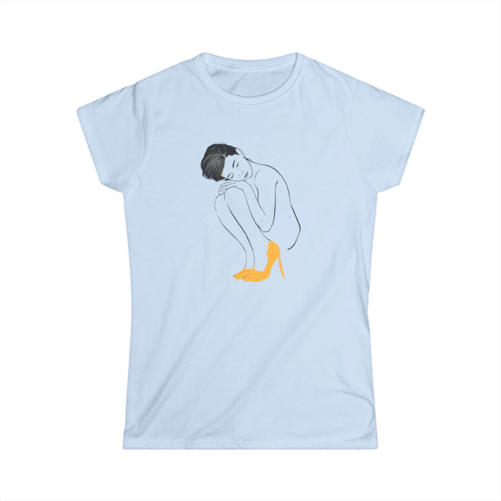 Sitting Pose Style T-shirt - Image 7