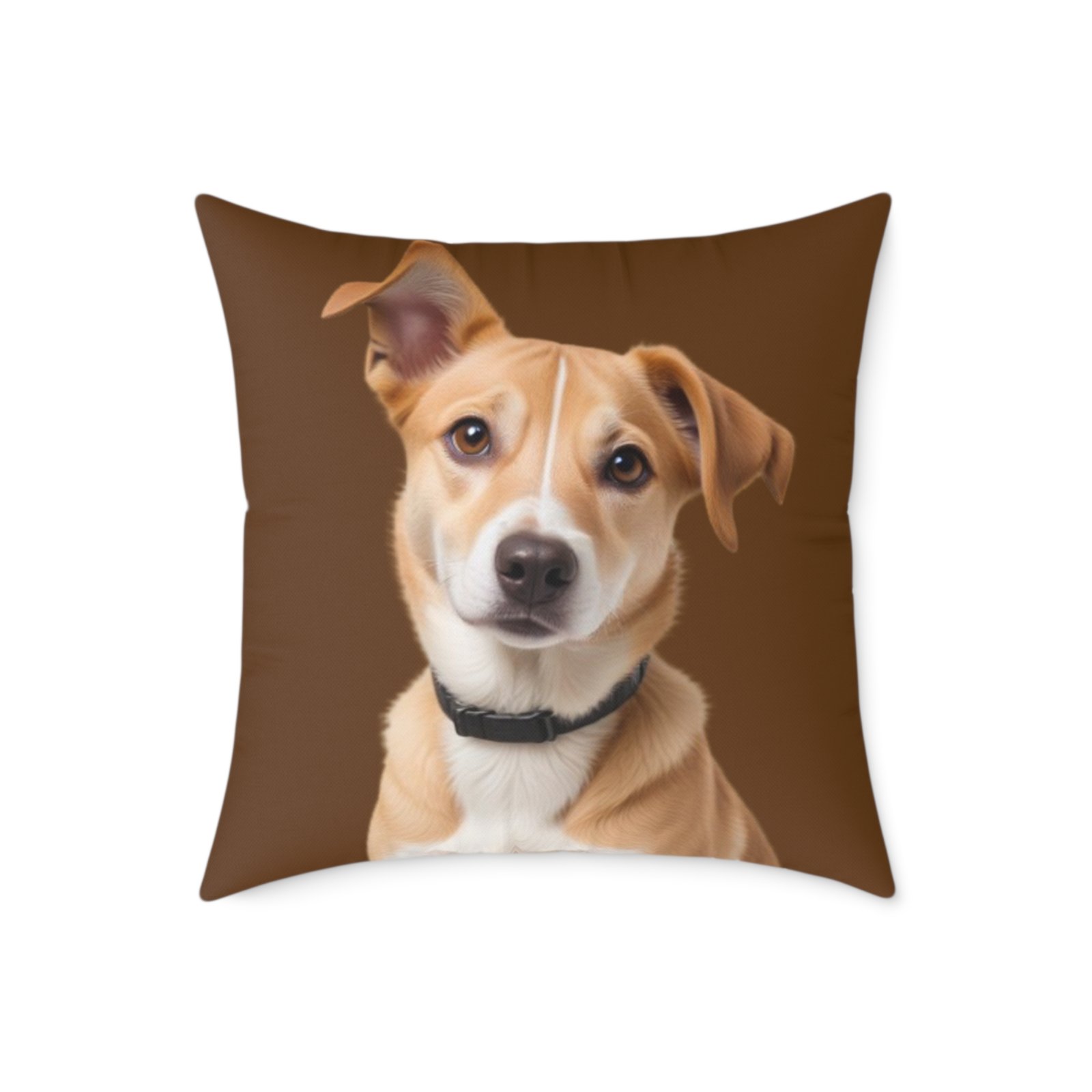 Jack Russell Square Poly Canvas Pillow - Image 13