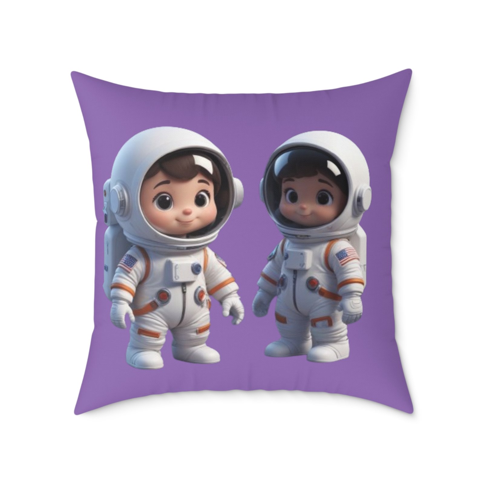 Astronauts Square Poly Canvas Pillow 08 - Image 17