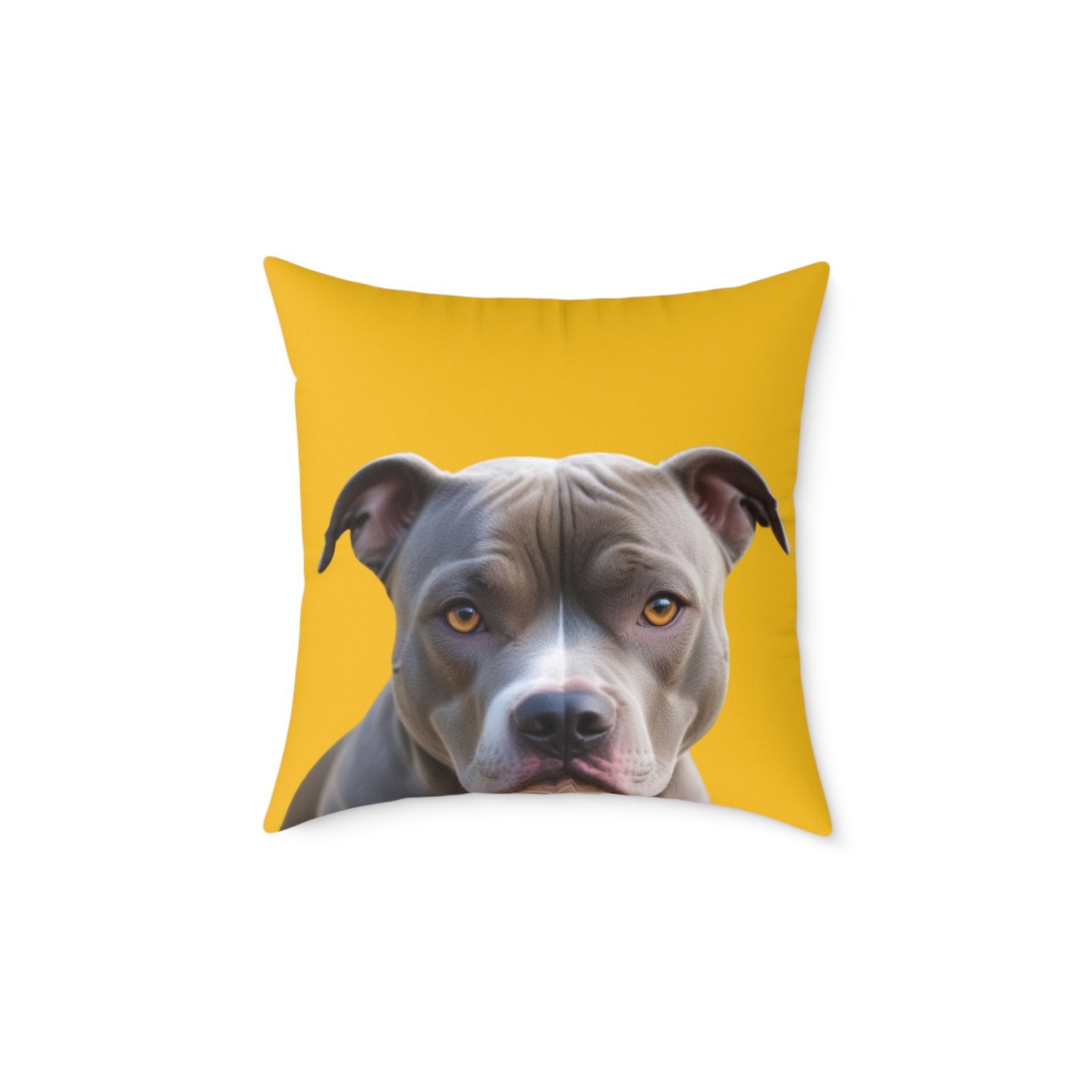 Staffordshire Bull Terrier Square Poly Canvas Pillow - Image 9