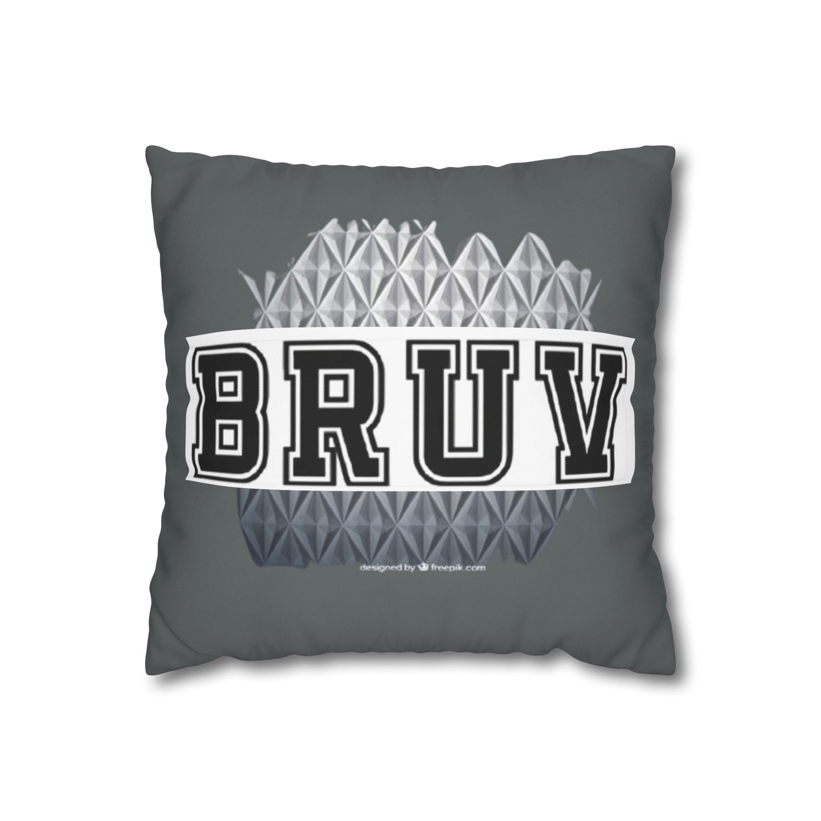 Bruv Square Poly Canvas Pillowcase