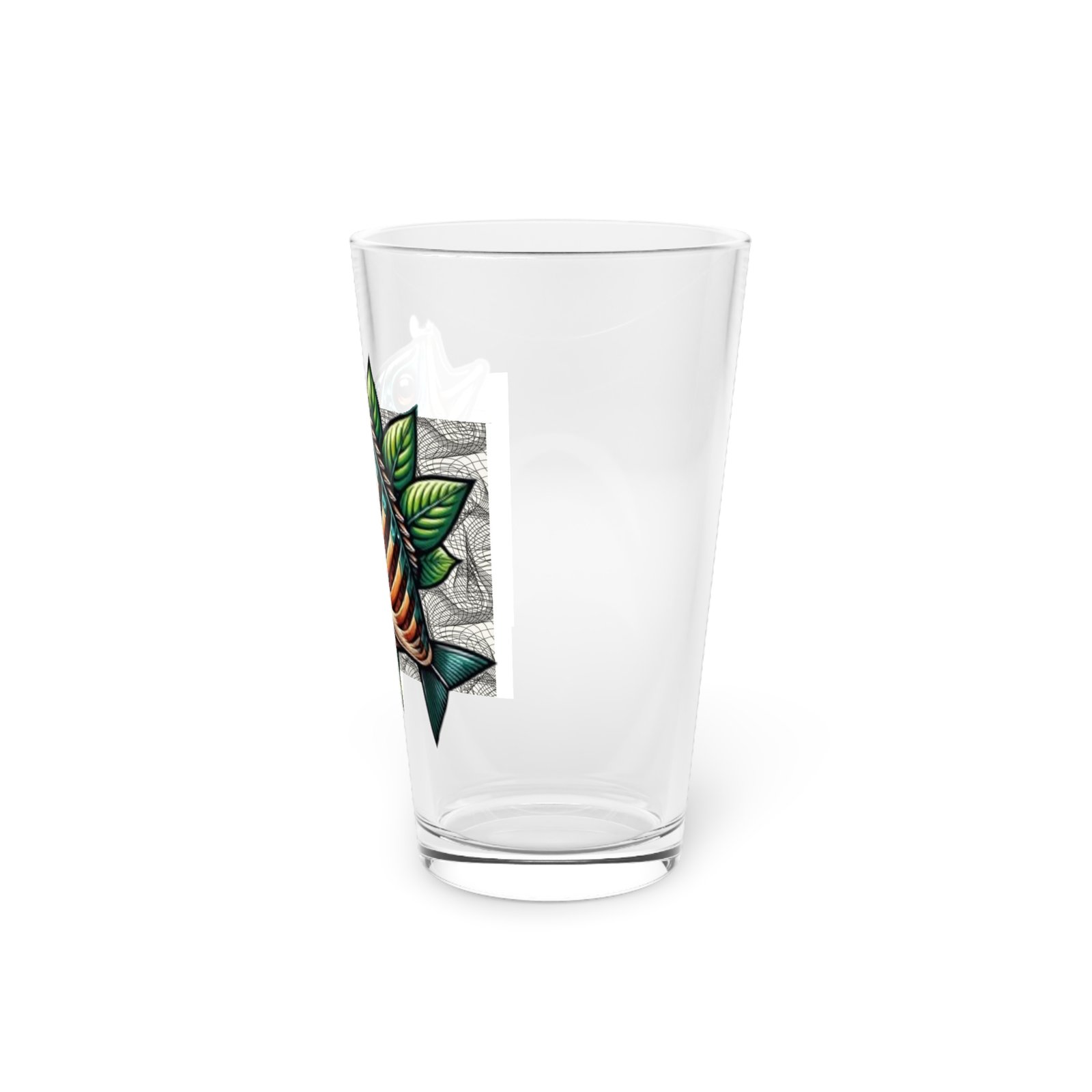 Fish Fishing Water Sports Glass Pint Glass, Unique Beer Glass, Funny Gift for Fisherman, Independence Day Drinkware, Perfect for Summer BBQs - Image 3
