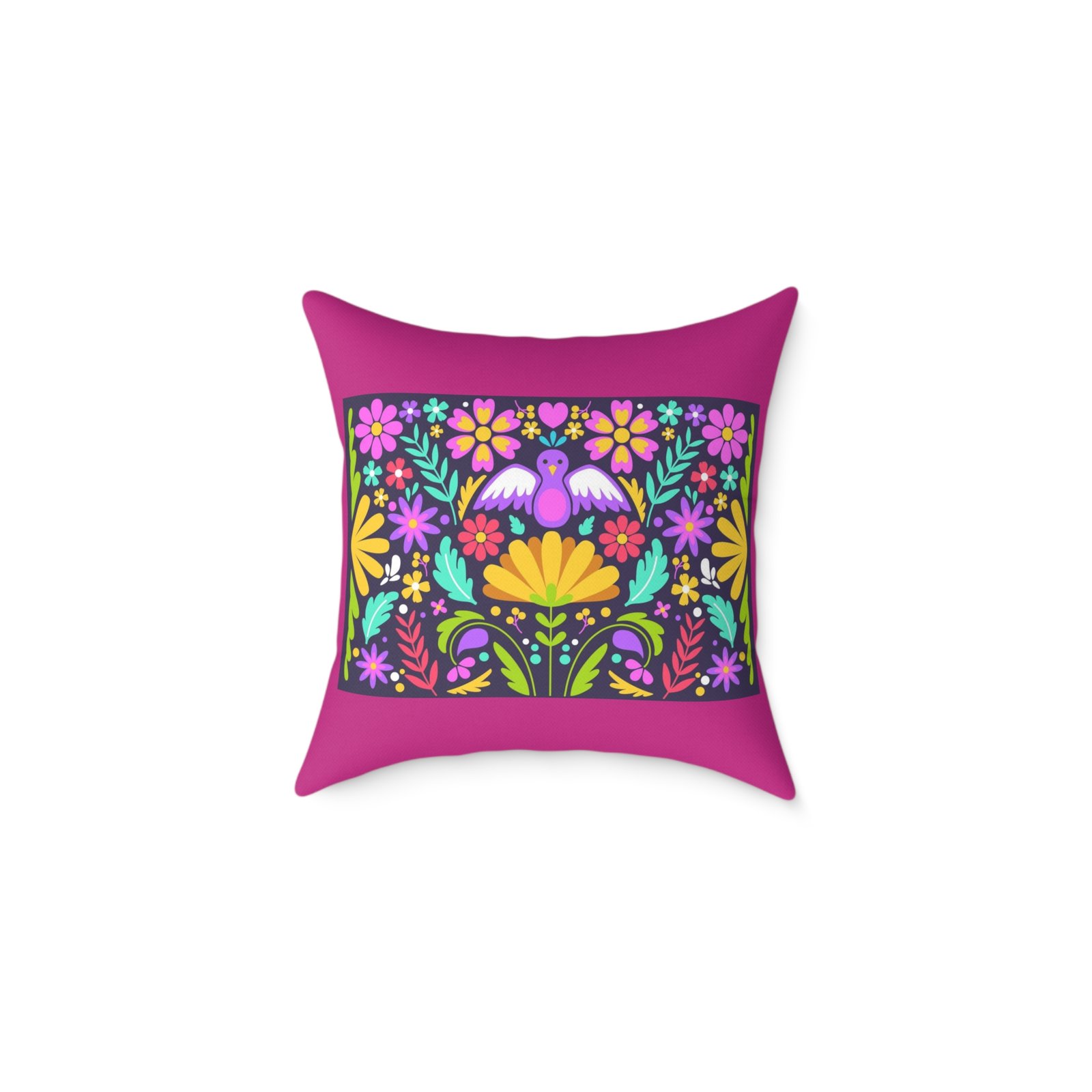 Mexico Square Poly Canvas Pillow - Image 5